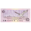 BC-57b 1989 Canada $10 Bonin-Thiessen, BDJ, Almost Uncirculated (AU50)