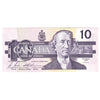 BC-57b 1989 Canada $10 Bonin-Thiessen, BDZ, AU-UNC (AU55)