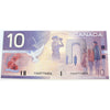 BC-63a 2000 Canada $10 Knight-Thiessen, FDW, Almost Uncirculated (AU50)