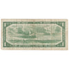 BC-29b 1954 Canada $1 Beattie-Coyne, Devil's Face, T/A, Circulated