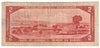 BC-30b 1954 Canada $2 Beattie-Coyne, Devil's Face, H/B, CIRC