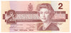 BC-55b 1986 Canada $2 Thiessen-Crow, BBV, Almost Uncirculated (AU50)
