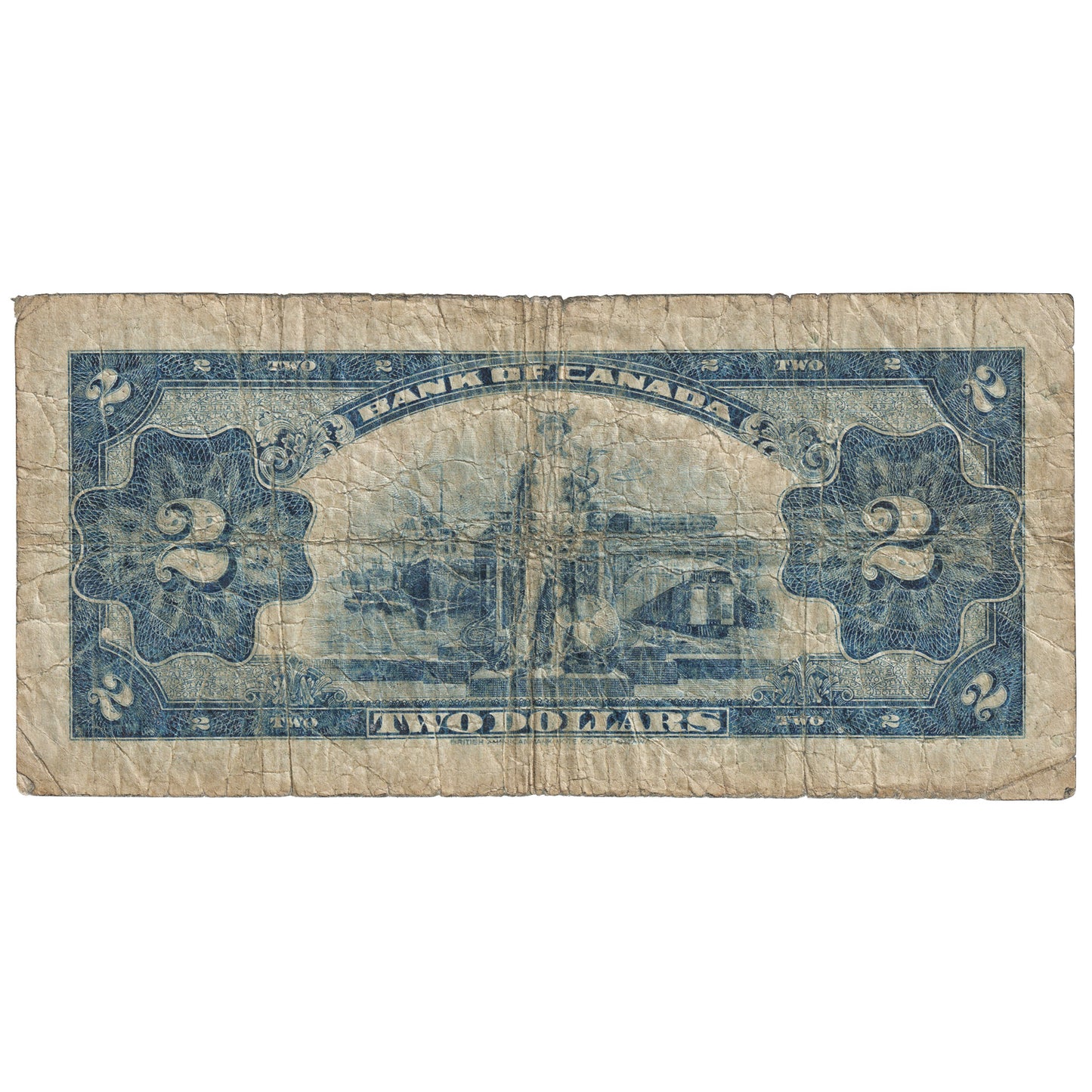 BC-3 1935 Canada $2 Osborne-Towers, English, Series A, Good (G4)