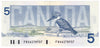 BC-56b 1986 Canada $5 Thiessen-Crow, FNA, Choice Uncirculated (CUNC63)
