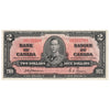 BC-22a 1937 Canada $2 Osborne-Towers, B/B, EF