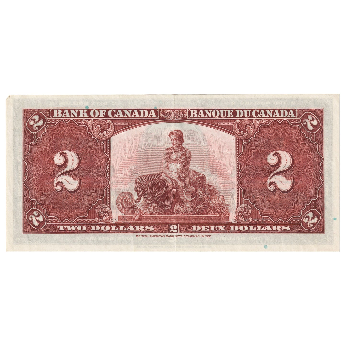 BC-22a 1937 Canada $2 Osborne-Towers, B/B, EF