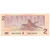 BC-55b 1986 Canada $2 Thiessen-Crow, BGW, Almost Uncirculated (AU50)