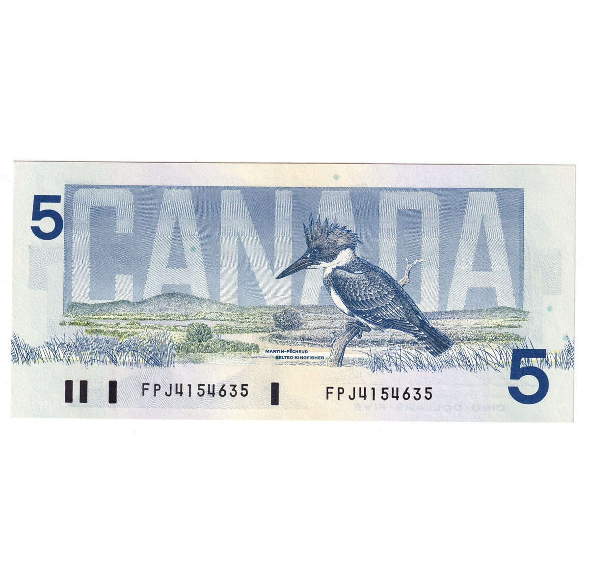 BC-56b 1986 Canada $5 Thiessen-Crow, FPJ, Uncirculated (MS60)