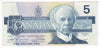 BC-56b 1986 Canada $5 Thiessen-Crow, FPS, Almost Uncirculated (AU50)