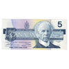 BC-56b 1986 Canada $5 Thiessen-Crow, FPW, AU