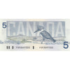 BC-56b 1986 Canada $5 Thiessen-Crow, FOK, Circ