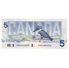 BC-56c 1986 Canada $5 Bonin-Thiessen, GNZ, Extra Fine (EF40)