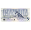 BC-56e-i 1986 Canada $5 Knight-Dodge, ANP, AU-UNC