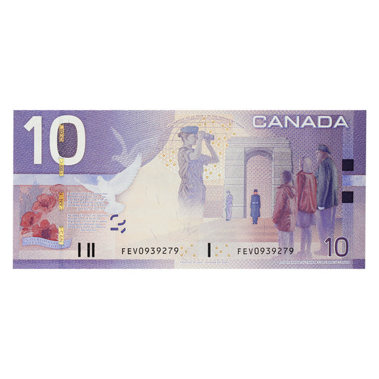BC-68aA-i 2004 Canada $10 Jenkins-Dodge, FEV (0.36M-1.035M), CUNC