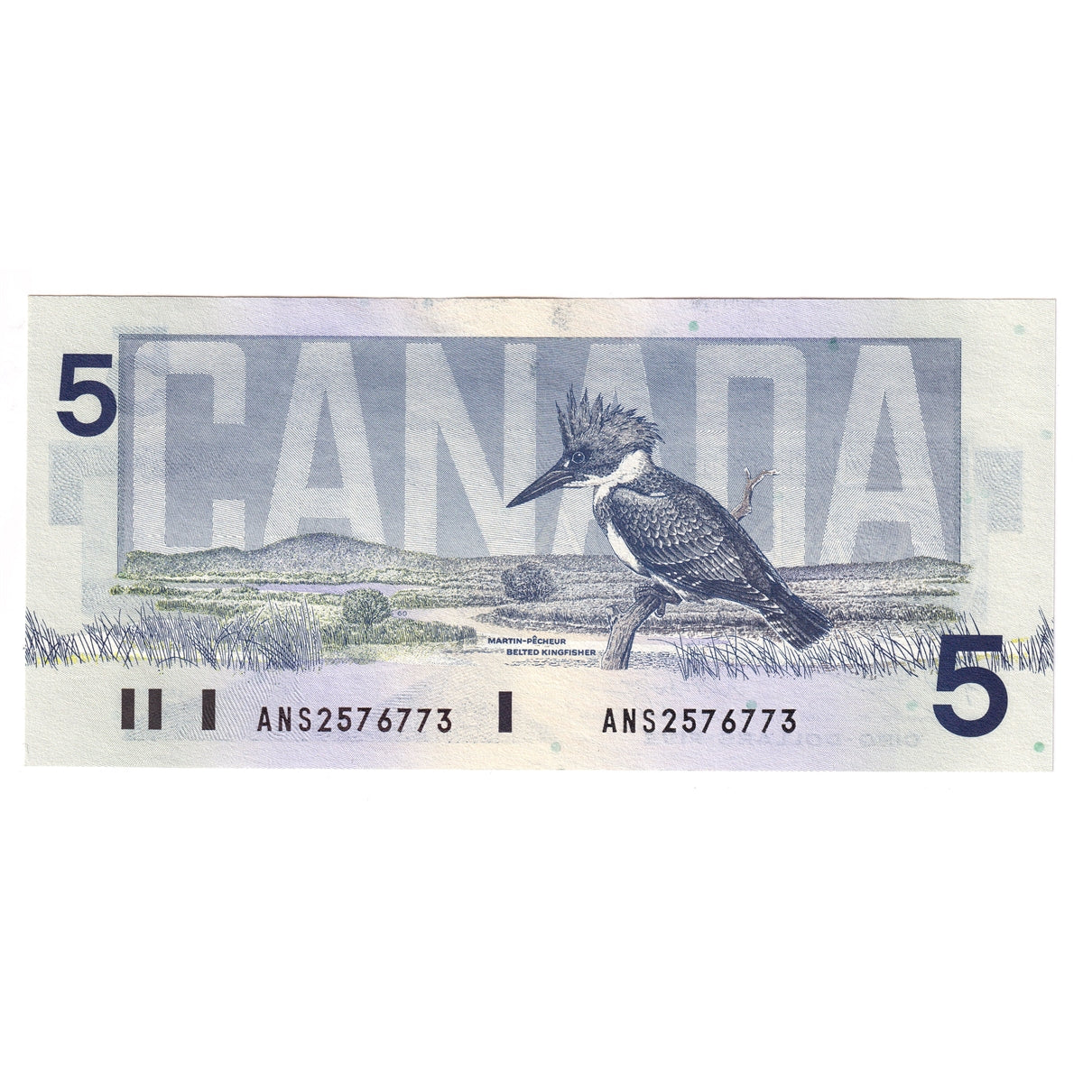 BC-56e-i 1986 Canada $5 Knight-Dodge, ANS, AU-UNC