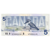 BC-56e 1986 Canada $5 Knight-Dodge, GPZ, AU-UNC