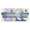 BC-56eA 1986 Canada $5 Knight-Dodge, GPZ (9.00M-9.80M), AU-UNC (AU55)