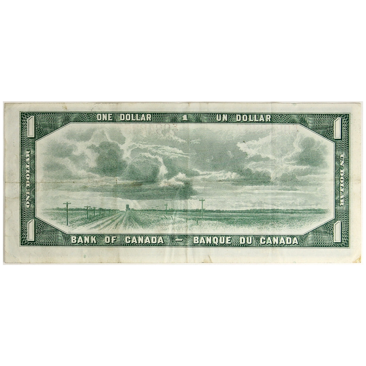 BC-29a 1954 Canada $1 Coyne-Towers, Devil's Face, F/A, VF-EF (VF30)
