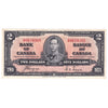BC-22c 1937 Canada $2 Coyne-Towers, Z/B, EF