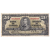 BC-25b 1937 Canada $20 Gordon-Towers, B/E, Extra Fine (EF40)