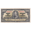 BC-25b 1937 Canada $20 Gordon-Towers, B/E, F-VF