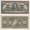 BC-25b 1937 Canada $20 Gordon-Towers, B/E, VF
