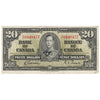 BC-25b 1937 Canada $20 Gordon-Towers, D/E, EF
