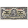 BC-25c 1937 Canada $20 Coyne-Towers, H/E, VF