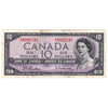 BC-40b 1954 Canada $10 Beattie-Rasminsky, K/V, Very Fine (VF20)