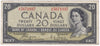 BC-33a 1954 Canada $20 Coyne-Towers, Devil's Face, B/E, Fine (F12)