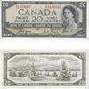 BC-33a 1954 Canada $20 Coyne-Towers, Devil's Face, B/E, VF-EF