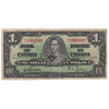 BC-21c 1937 Canada $1 Gordon-Towers, K/L, F-VF (F15)