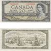 BC-33b 1954 Canada $20 Beattie-Coyne, Devil's Face, B/E, Very Fine (VF20)