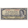 BC-41a 1954 Canada $20 Beattie-Coyne, F/E, Circ