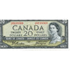 BC-41a 1954 Canada $20 Beattie-Coyne, H/E, Extra Fine (EF40)