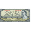 BC-41a 1954 Canada $20 Beattie-Coyne, H/E, VF-EF (VF30)