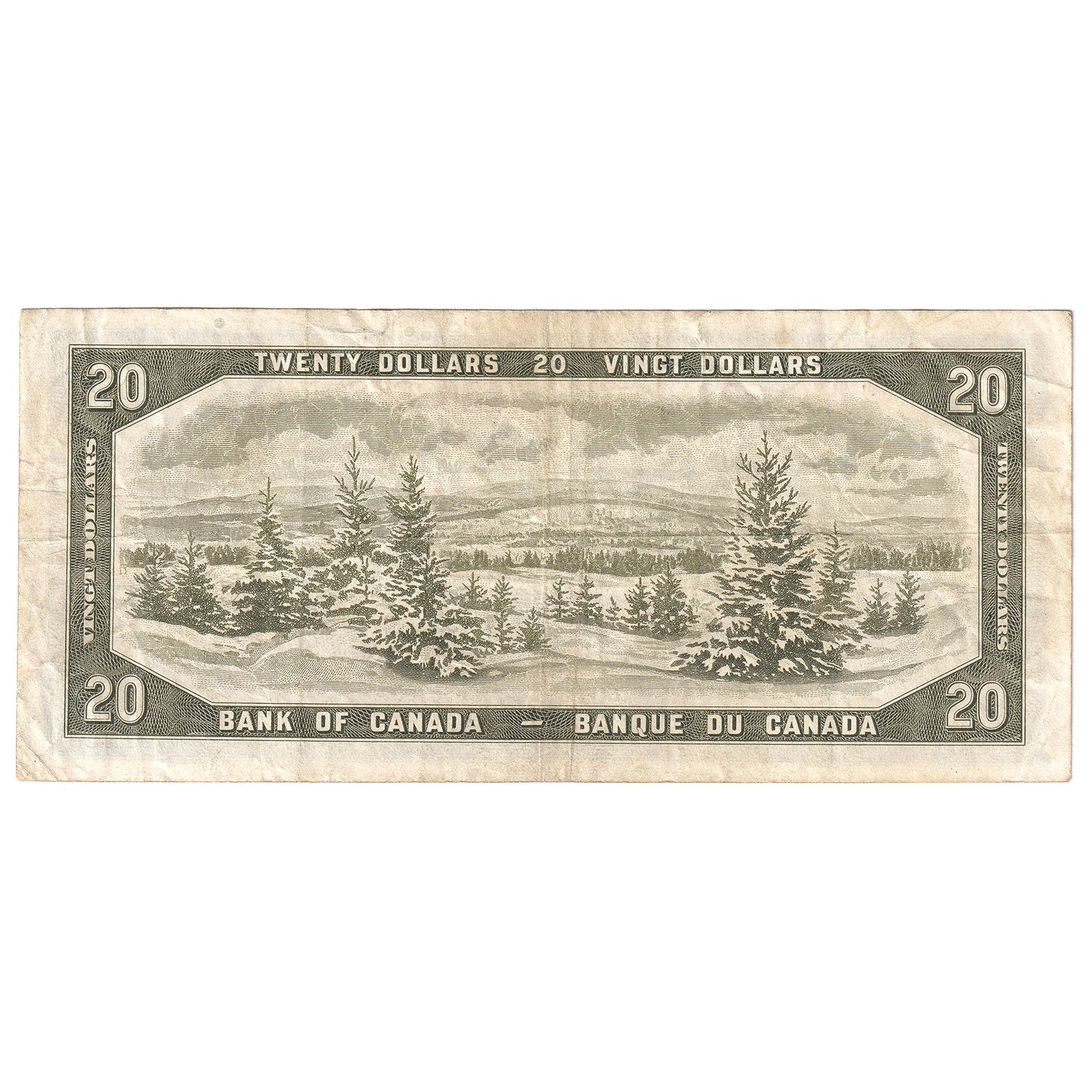 BC-41a 1954 Canada $20 Beattie-Coyne, J/E, VF