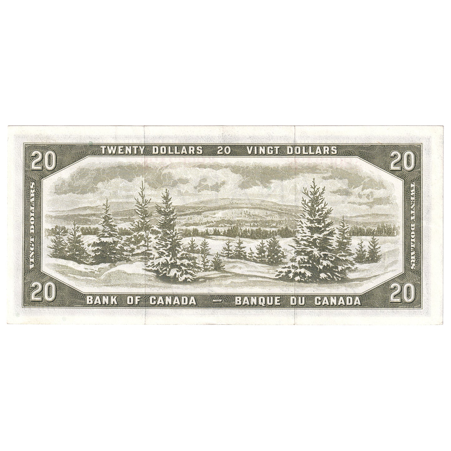 BC-41a 1954 Canada $20 Beattie-Coyne, K/E, Extra Fine (EF40)