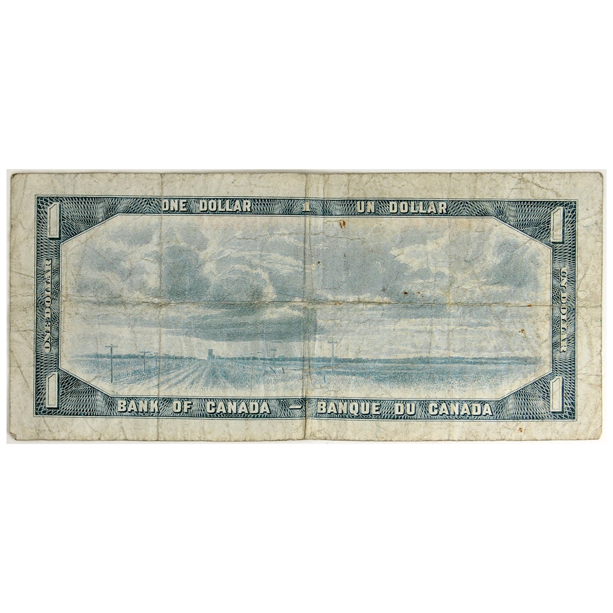 BC-29b 1954 Canada $1 Beattie-Coyne, Devil's Face, J/A, Circ