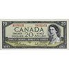 BC-41b 1954 Canada $20 Beattie-Rasminsky, B/W, Extra Fine (EF40)