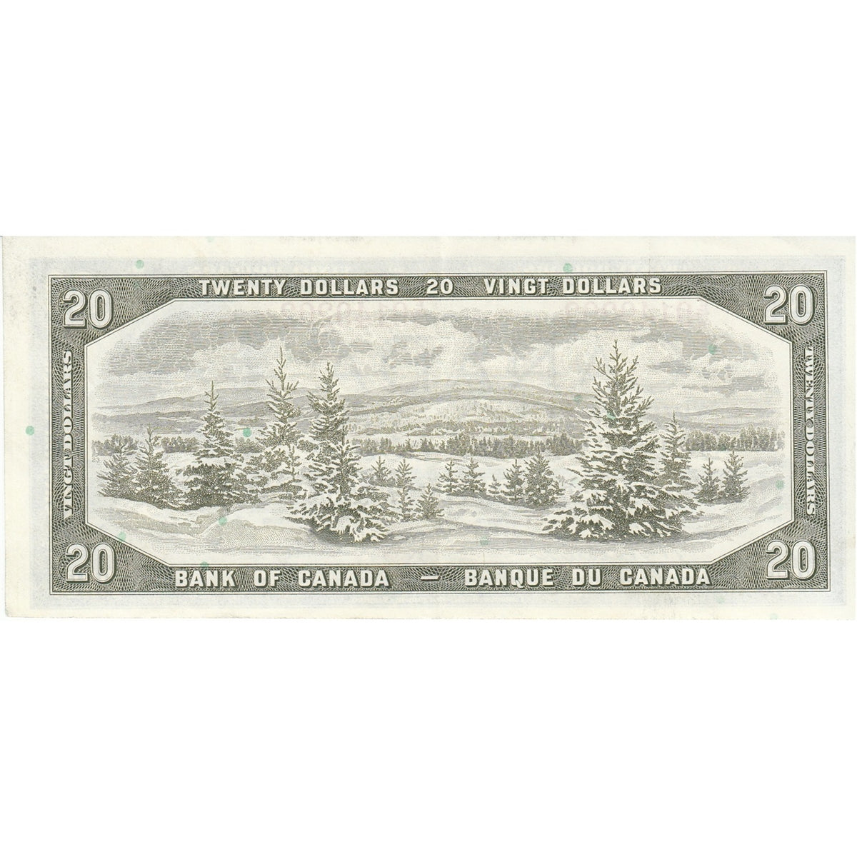 BC-41b 1954 Canada $20 Beattie-Rasminsky, E/W, Extra Fine (EF40)