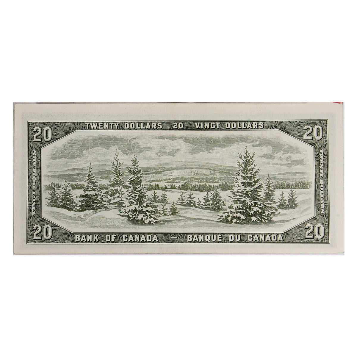 BC-41b 1954 Canada $20 Beattie-Rasminsky, E/W, EF-AU (EF45)