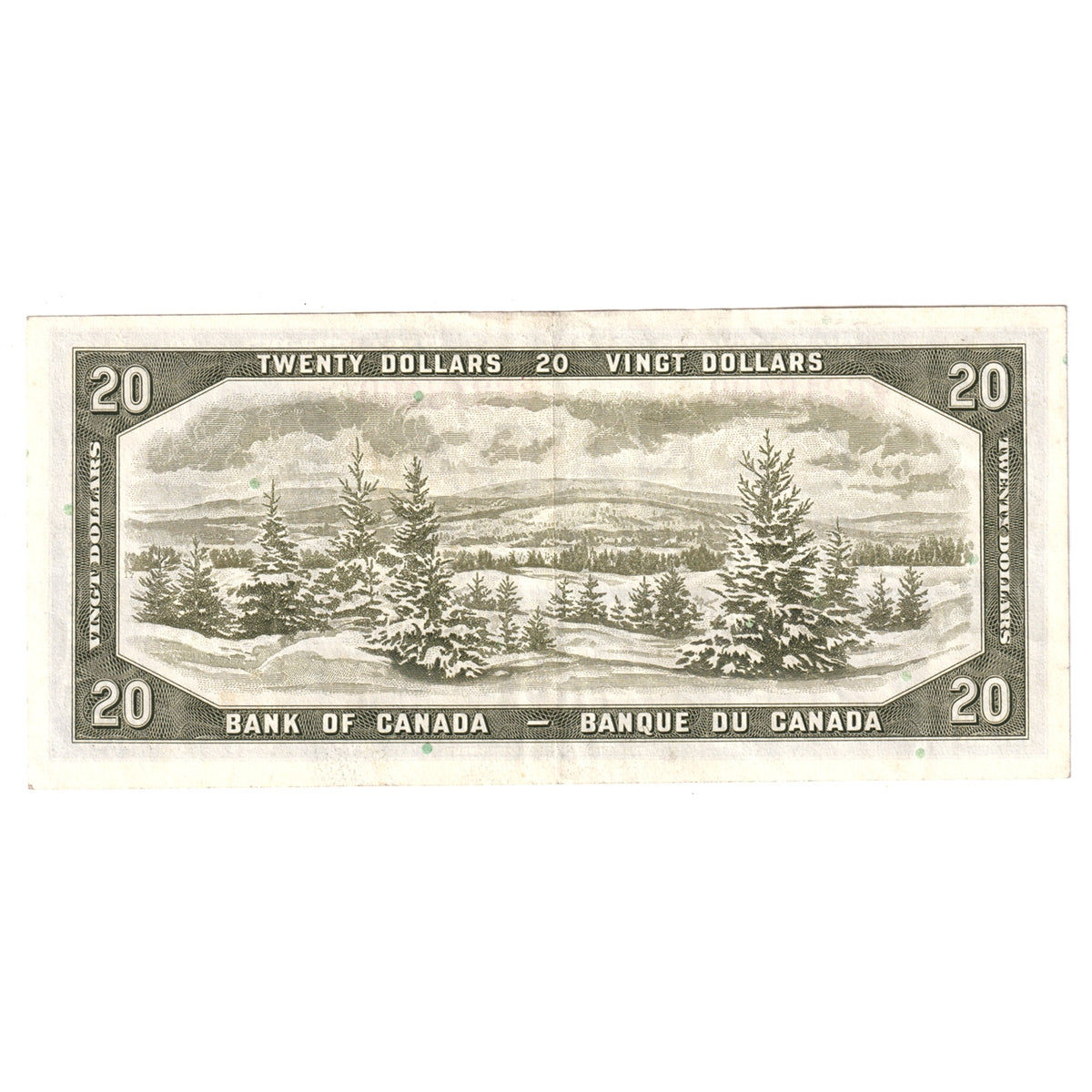 BC-41b 1954 Canada $20 Beattie-Rasminsky, S/E, Extra Fine (EF40)