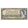 BC-41b 1954 Canada $20 Beattie-Rasminsky, U/E, VF-EF