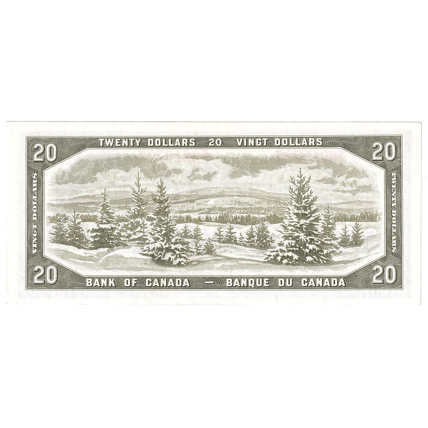 BC-41b 1954 Canada $20 Beattie-Rasminsky, W/E, AU
