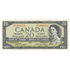 BC-41b 1954 Canada $20 Beattie-Rasminsky, W/E, AU-UNC (AU55)