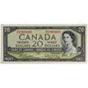 BC-41b 1954 Canada $20 Beattie-Rasminsky, W/E, EF-AU