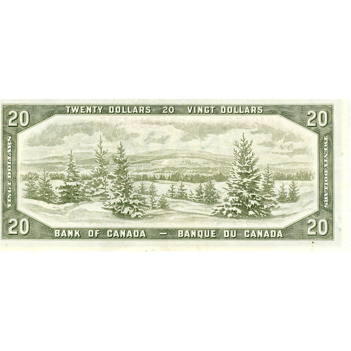 BC-41b 1954 Canada $20 Beattie-Rasminsky, Z/E, EF