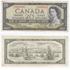 BC-41b 1954 Canada $20 Beattie-Rasminsky, Z/E, VF-EF (VF30)