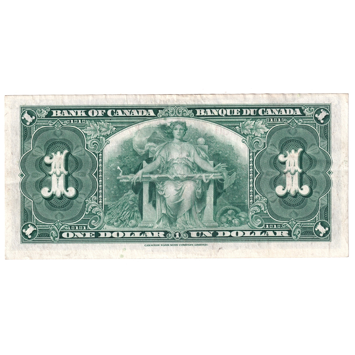 BC-21c 1937 Canada $1 Gordon-Towers, C/M, EF-AU (EF45)